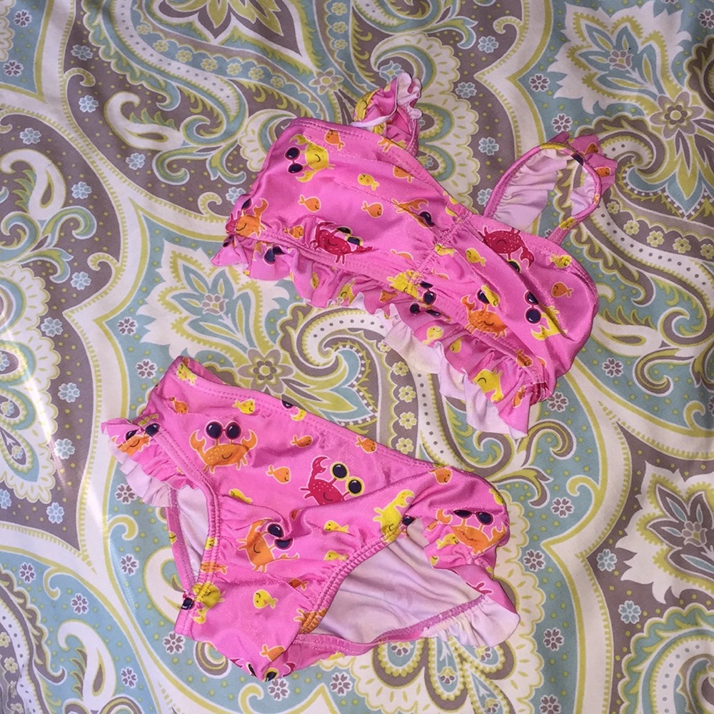 💚 Joe Boxer Baby Bikini 18 months pink
